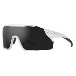 Smith Attack MAG MTB Sunglasses ChromaPop in Matte White with Black
